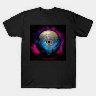 Crystal ball with eye T-Shirt